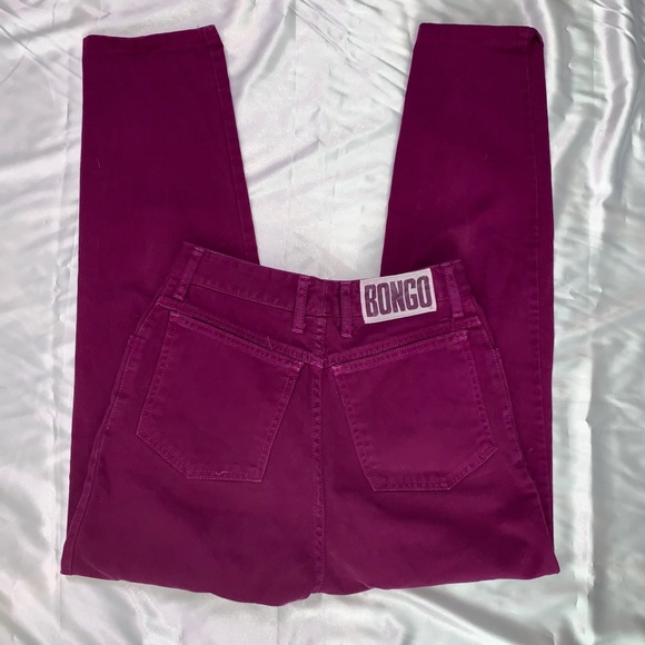 𓆉 Vintage Magenta Bongo Jeans 𓆉 - Picture 2 of 5